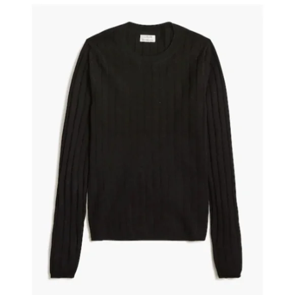 Jcrew Ribbed Merino Wool-Blend Sweater - Picture 3 of 4
